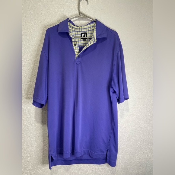 FOOTJOY Heather purple Golf Polo Shirt Size large - Picture 1 of 7